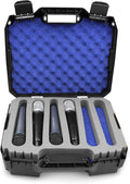 Hard Case Compatible with 12 Handheld Transmitter Mics I900