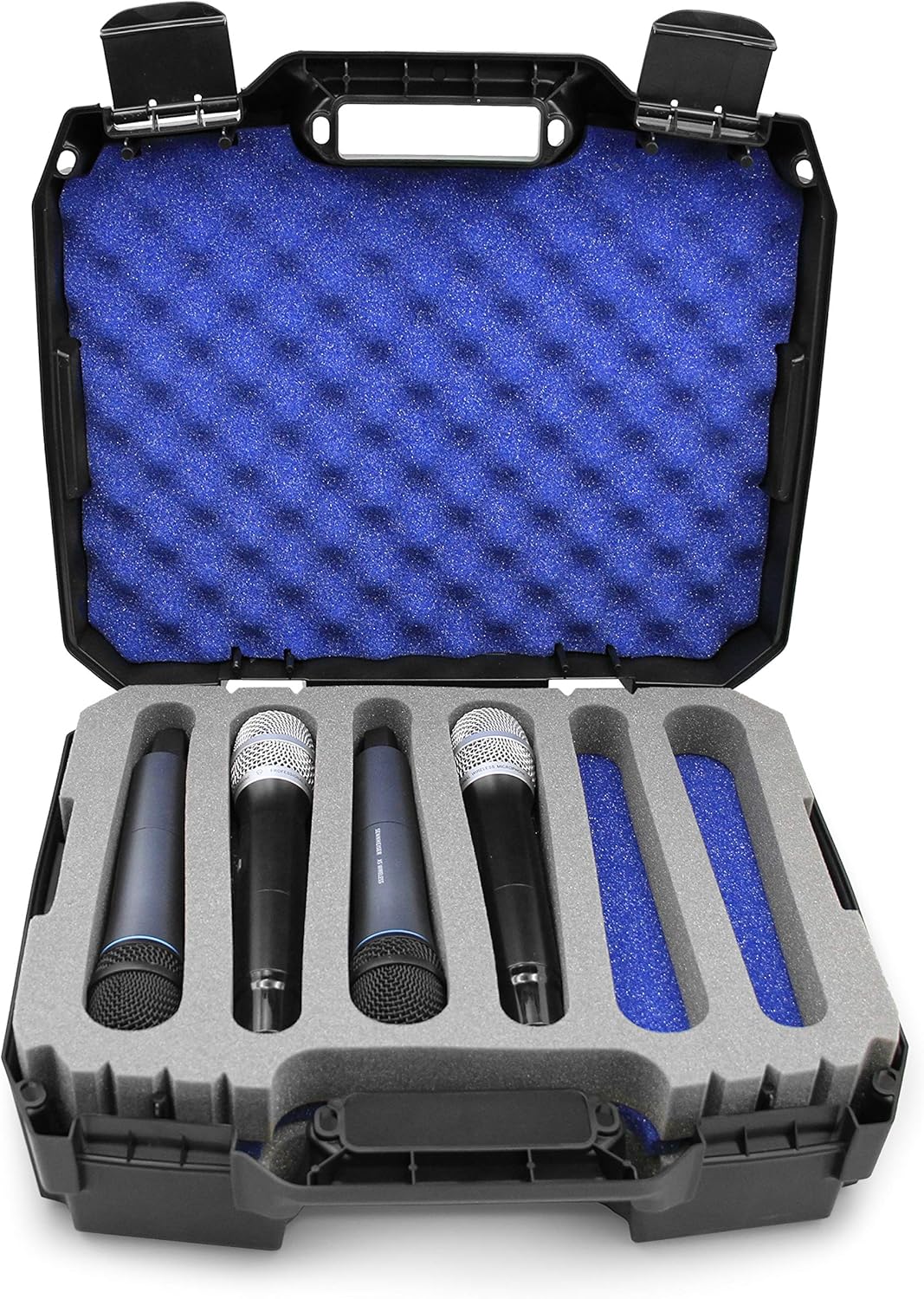 Hard Case Compatible with 12 Handheld Transmitter Mics I900