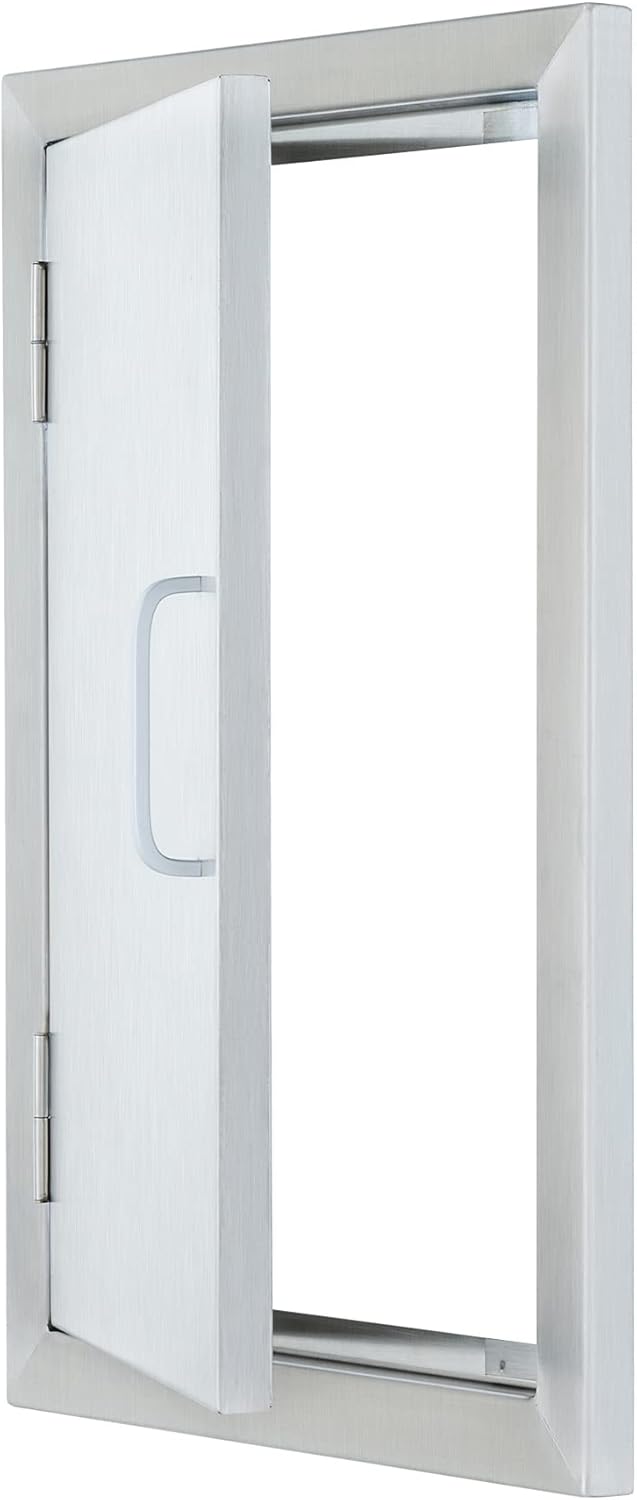 304 Stainless Steel Single Access BBQ Door 14 x 20 A1784