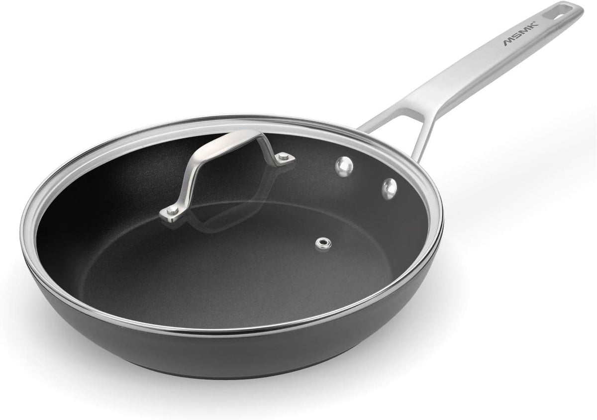 10-inch Nonstick Stainless-steel Frying Pan with Lid Q1771