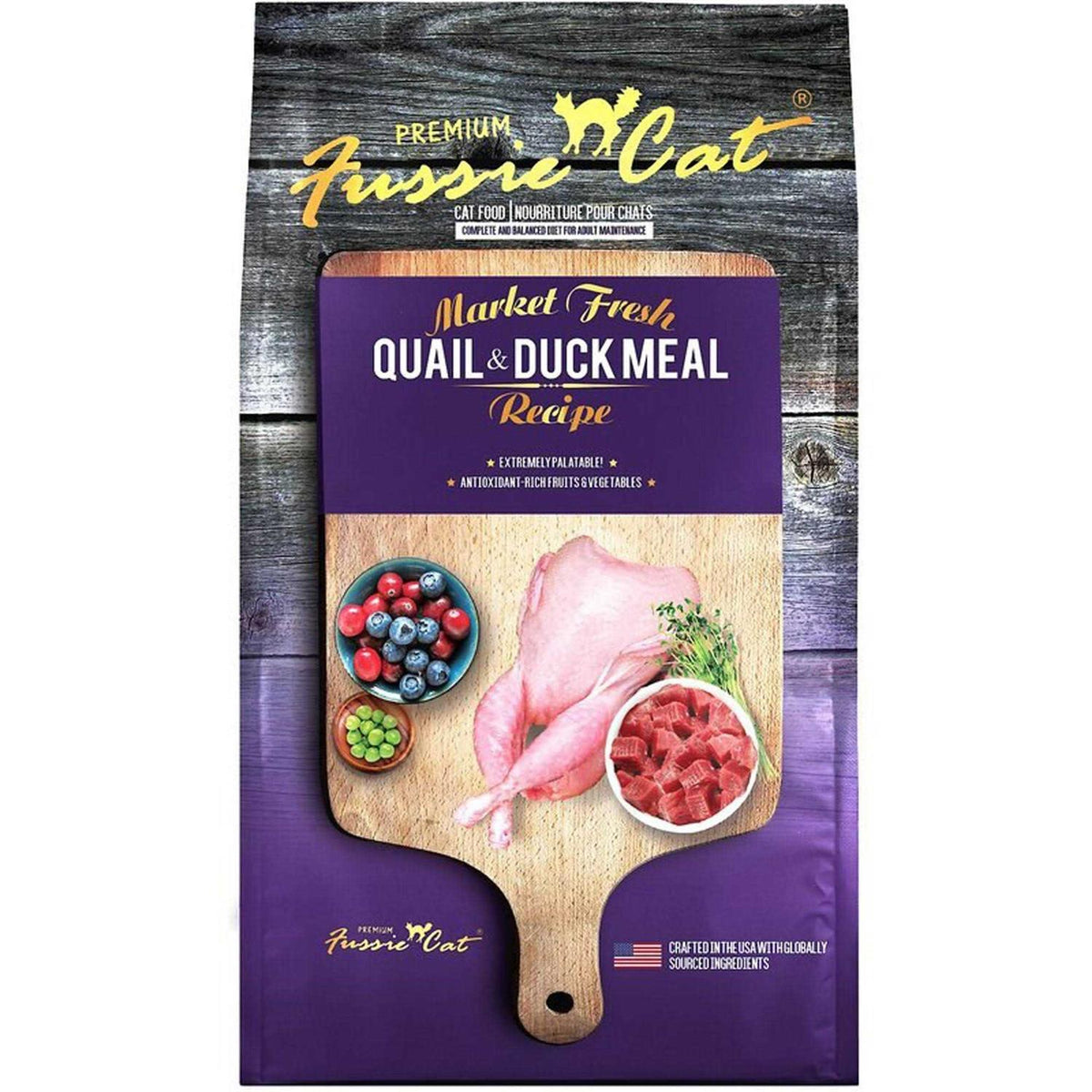 Quail & Duck Meal Dry Cat Food A65219