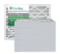 Silver MERV 8 8x16x4 Pleated AC Furnace Air Filter, Pack of 6 N122