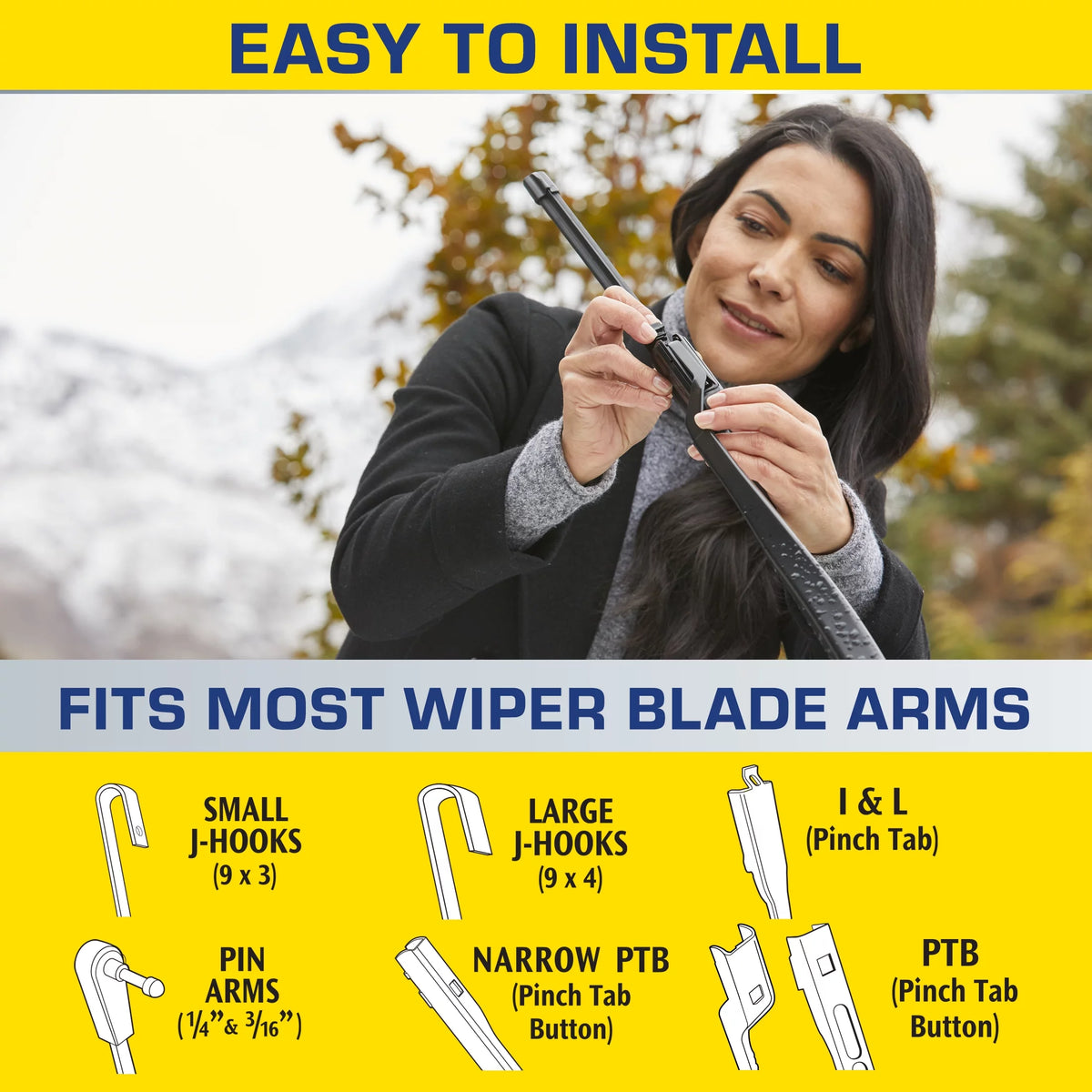 19 2-in-1 Windshield Wiper Blade K58592