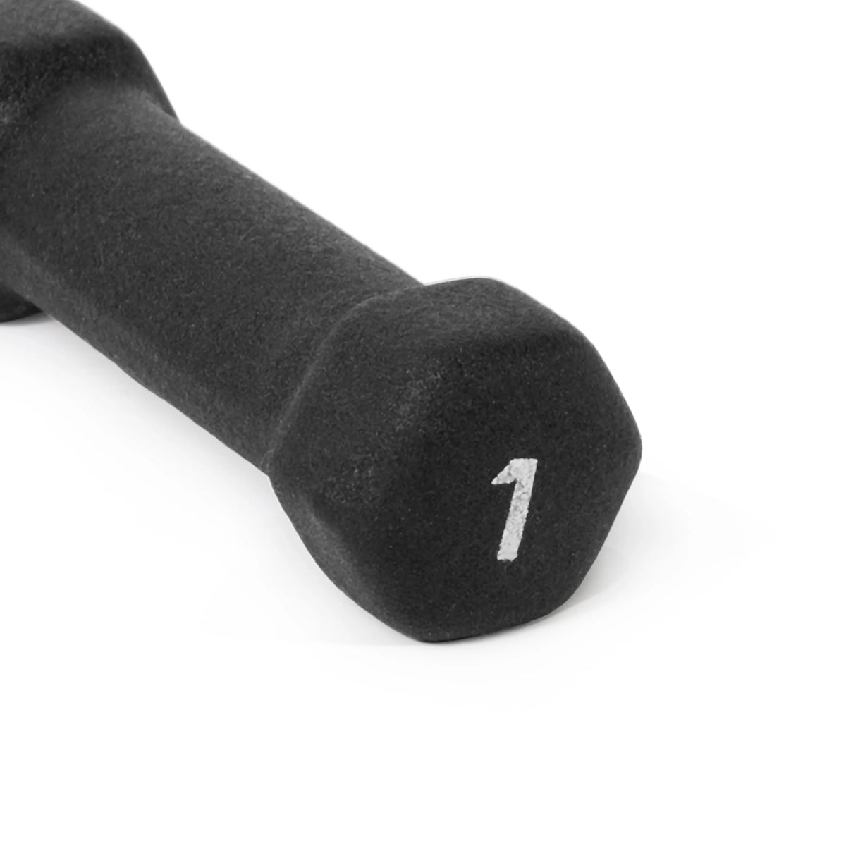 1lb Black Neoprene Dumbbell D1787