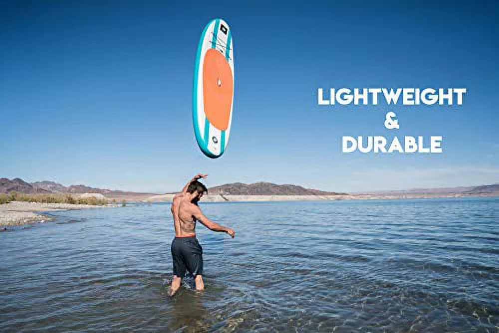 Inflatable Stand Up Paddle Board with Backpack, Non-Slip Deck, Leash, Paddle and Hand Pump N683