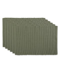 Artichoke Ribbed Placemat Set of 6 S772571