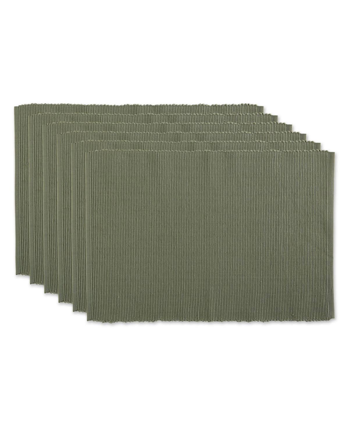 Artichoke Ribbed Placemat Set of 6 S772571