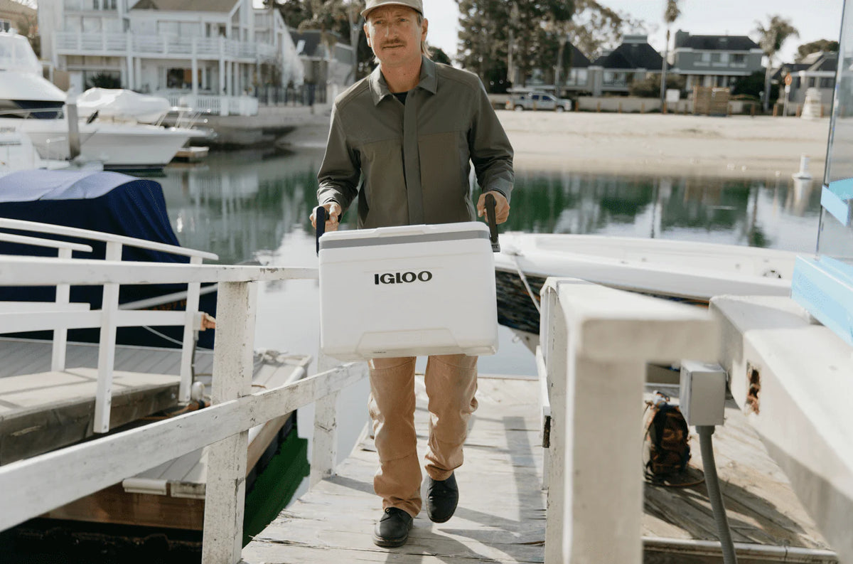 25 QT White Hard Sided Cooler I271