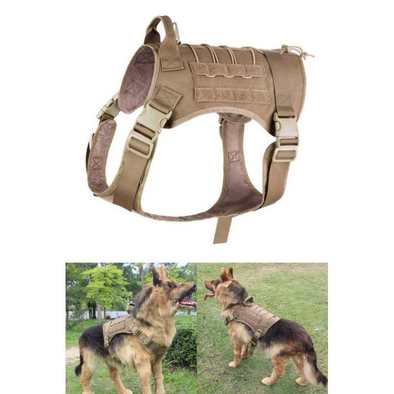 2X Metal Buckle Dog Harness with Handle I48588