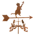 Bronze Cat and Butterfly Weathervane F719748
