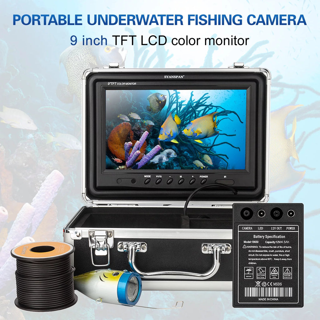 9 Inch 1200TVL Underwater Fishing Camera with Infrared LED Lamps N530073