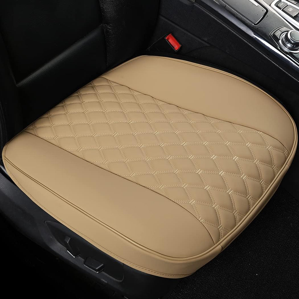 Black PU Car Seat Cover Front Seat Protector 2 Pack K80712
