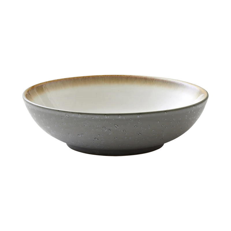 Salad Bowl 24cm Grey Cream D91196