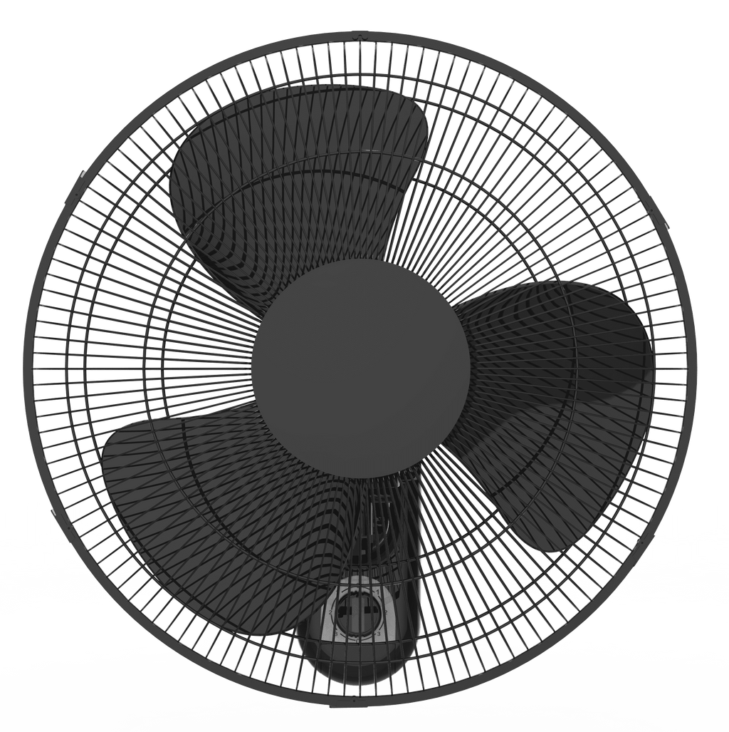 16 3-Speed Oscillating Wall Mount Fan T526
