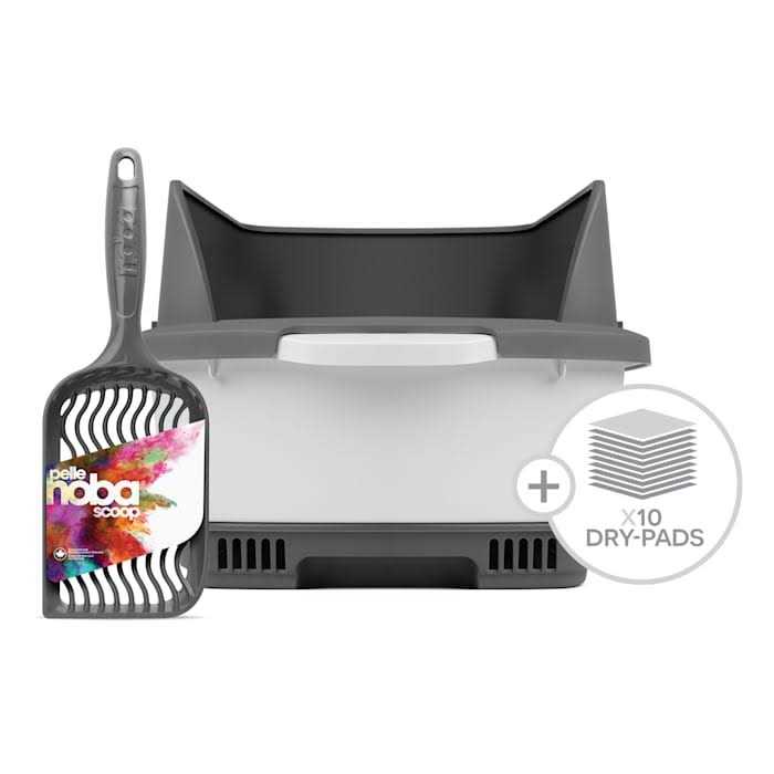 Odor-Eliminating Cat Litter Box Starter Kit Y760