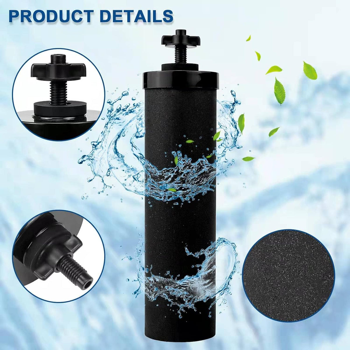 Black Water Filter Replacement Filters 4 Pack H862189