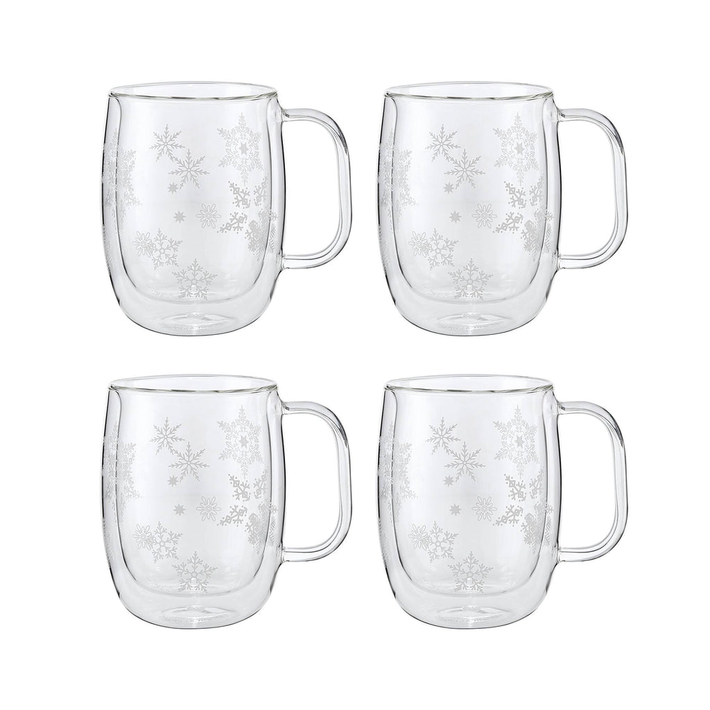 Double Wall Glass Coffee Mug Set J7998