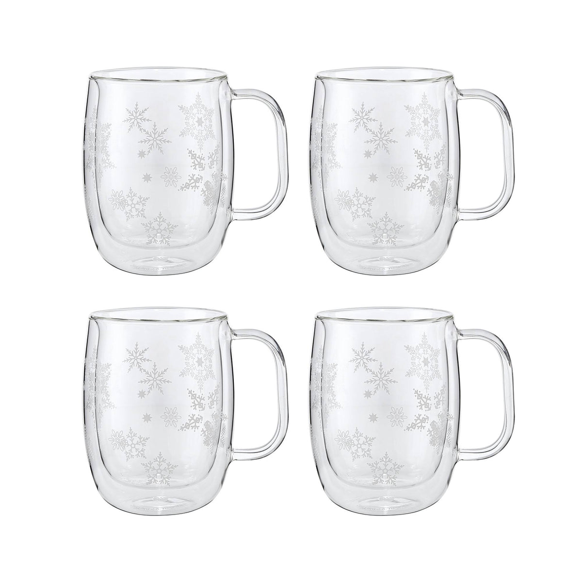 Double Wall Glass Coffee Mug Set J7998