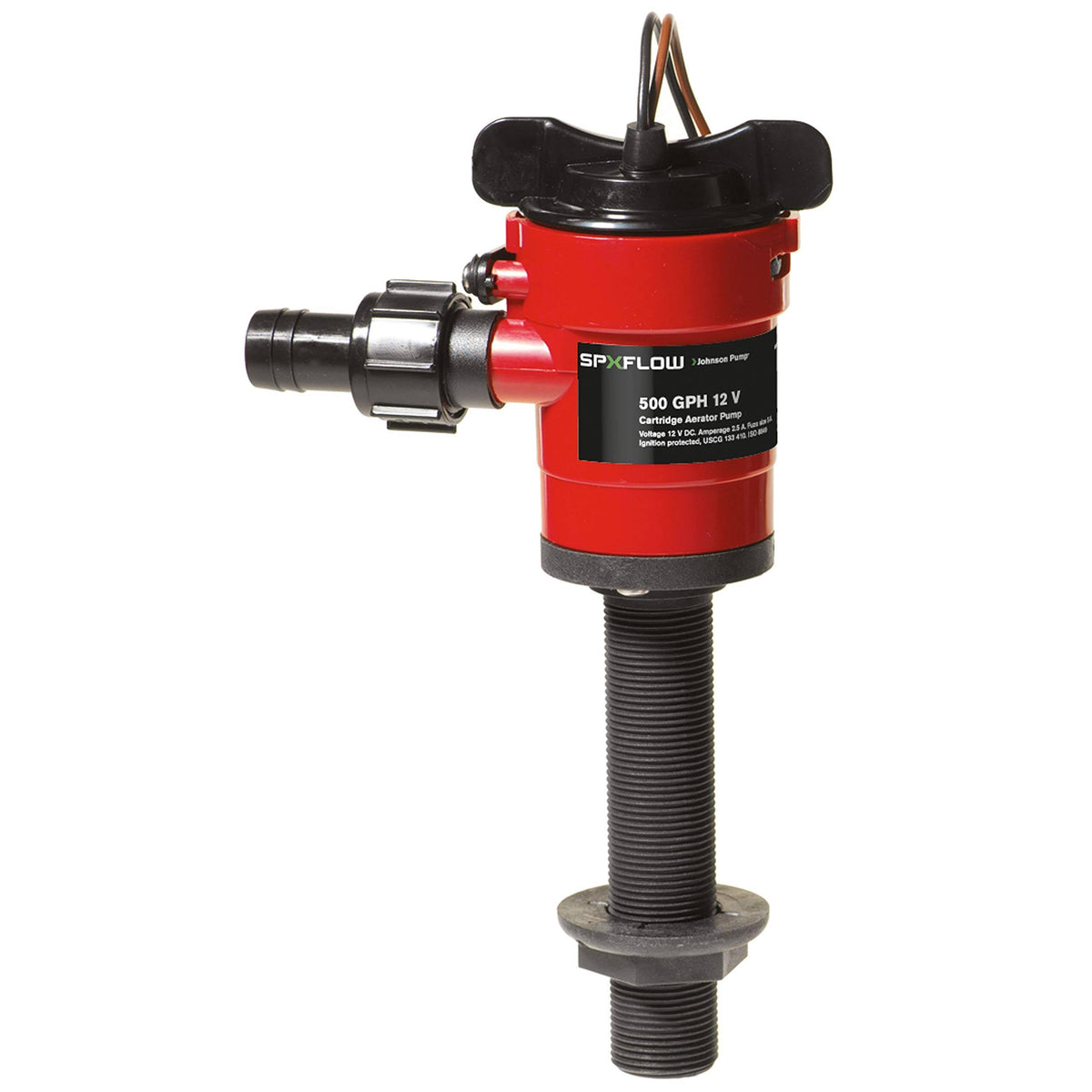 Cartridge Aerator 750 Gph Straight Intake 12v V315