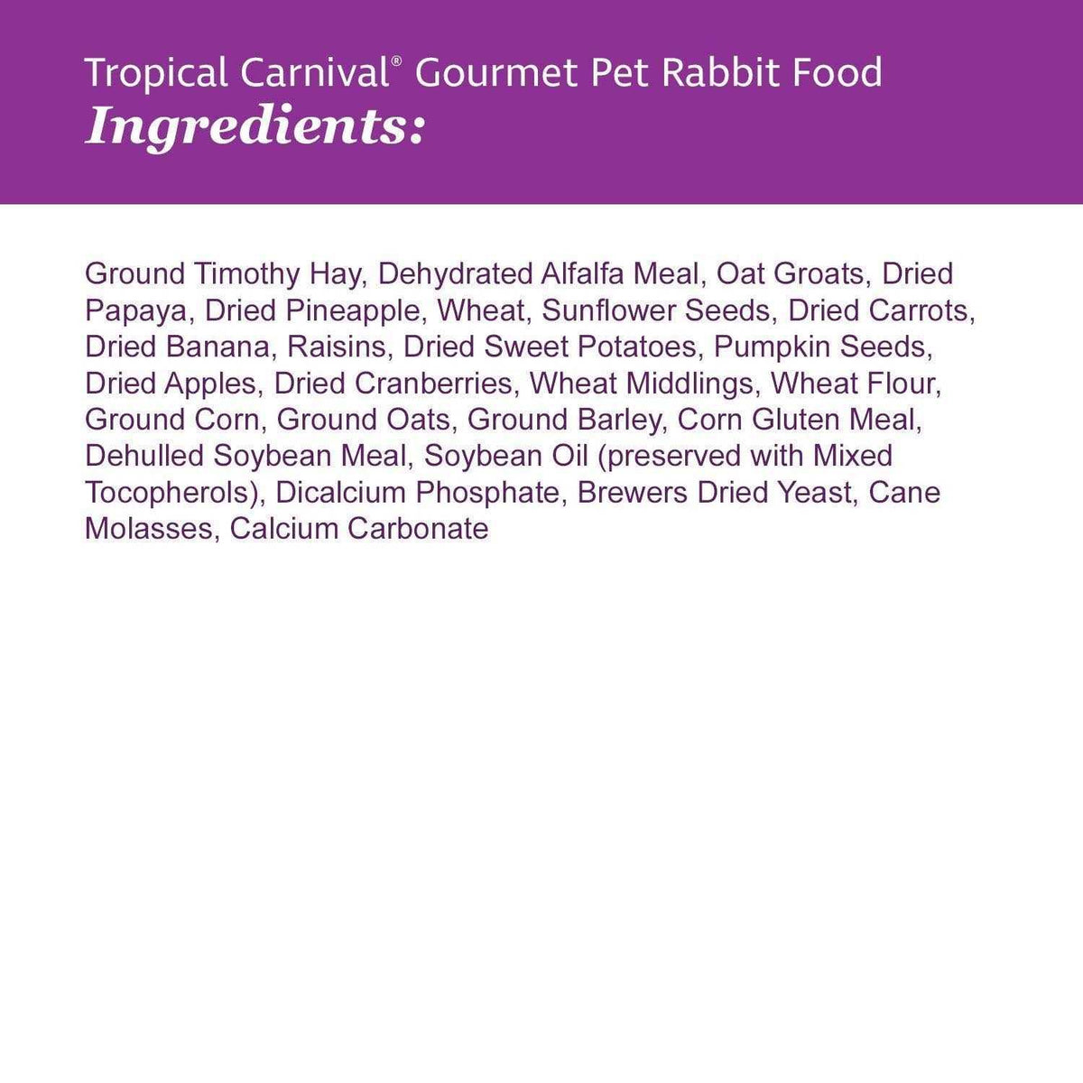 Gourmet Rabbit Food G503803