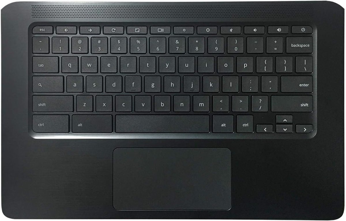 Black Palmrest Upper Case with Keyboard and Touchpad Assembly B6145