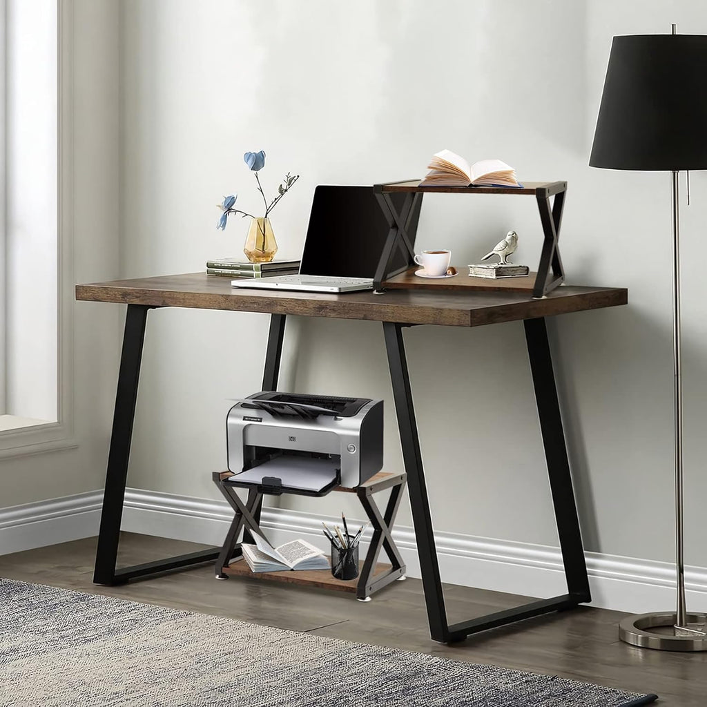 3-Tier Rolling Printer Cart with Storage B472