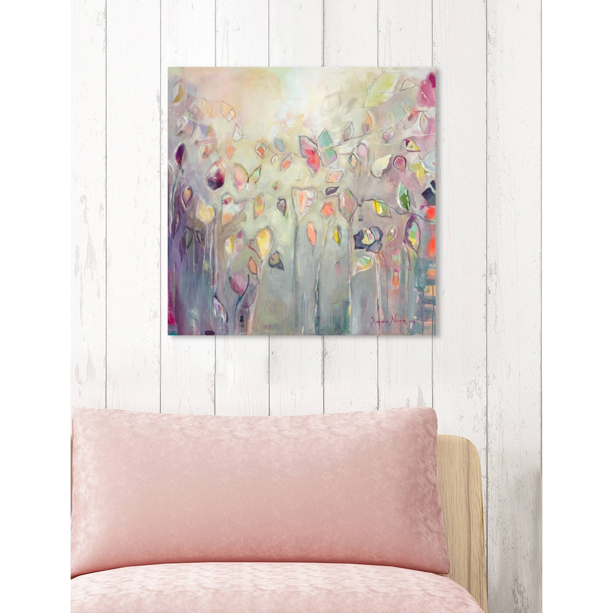 Purple Butterfly Canvas J162