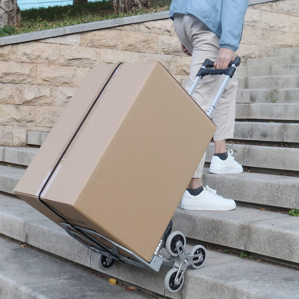 Aluminum Alloy Folding Stair Climbing Cart with 6 Wheels F39045