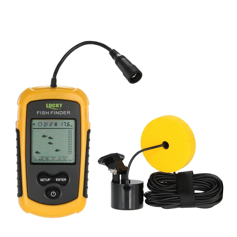 Portable Wired Fish Finder 100M Depth Sonar O635464