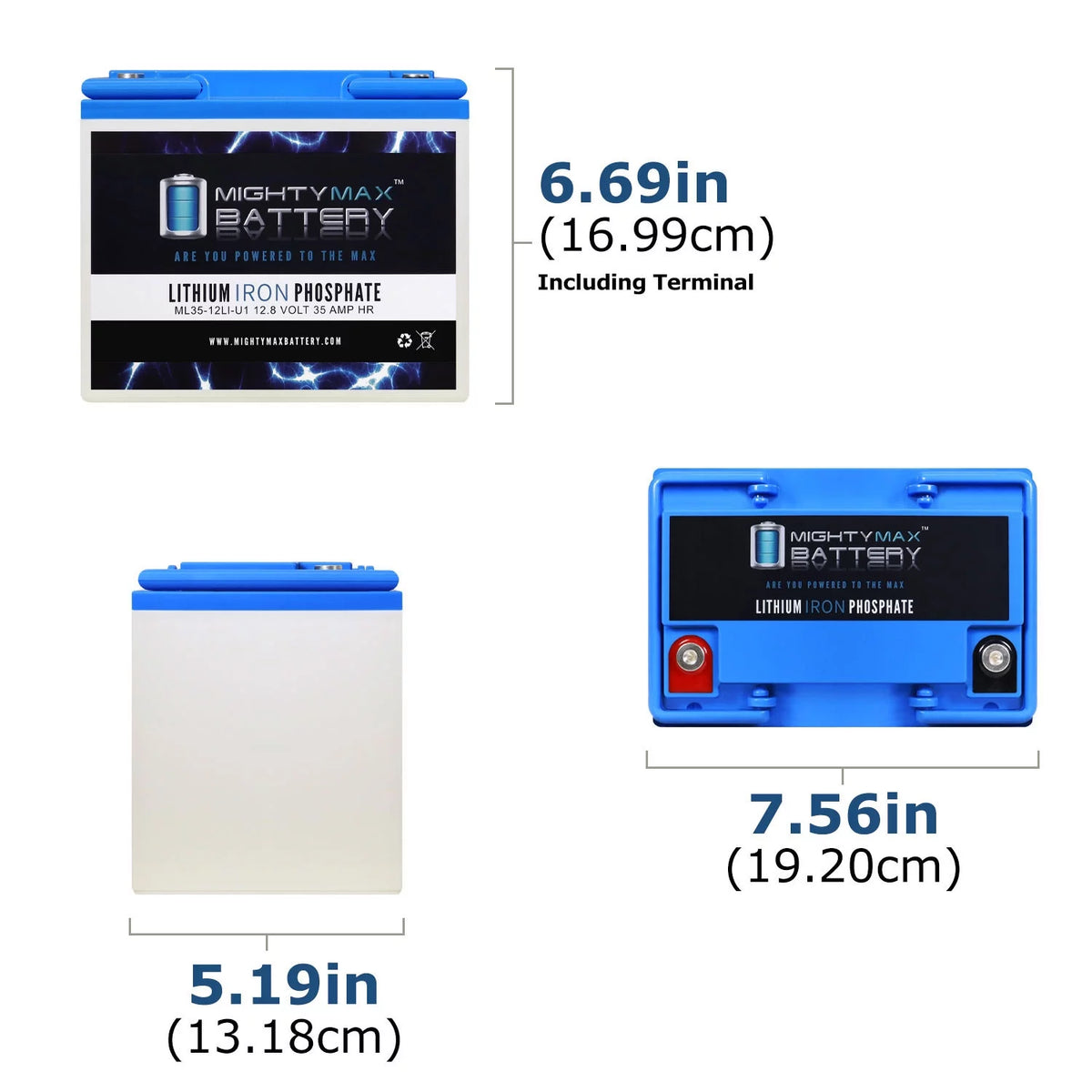 12V 35AH U1 Lithium Battery P92096