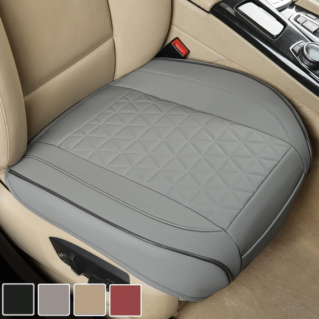 Black PU Car Seat Cover Front Seat Protector 2 Pack K80712