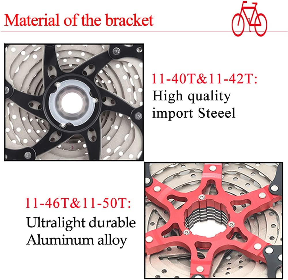8/9/10/11 Speed 11-40/42/46/50T Mountain Bike Cassette I73142