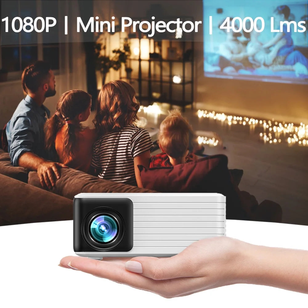 1080P 4000 Lumens LED Portable Projector T2987