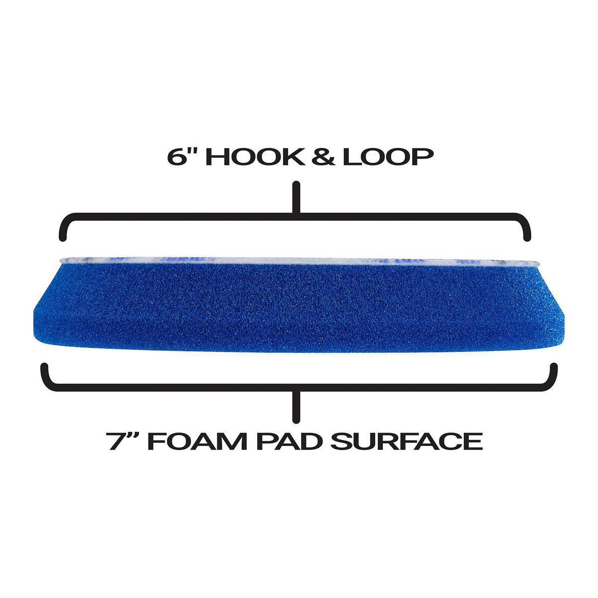 6 in. Compounding Foam Pad 1-Pack C840