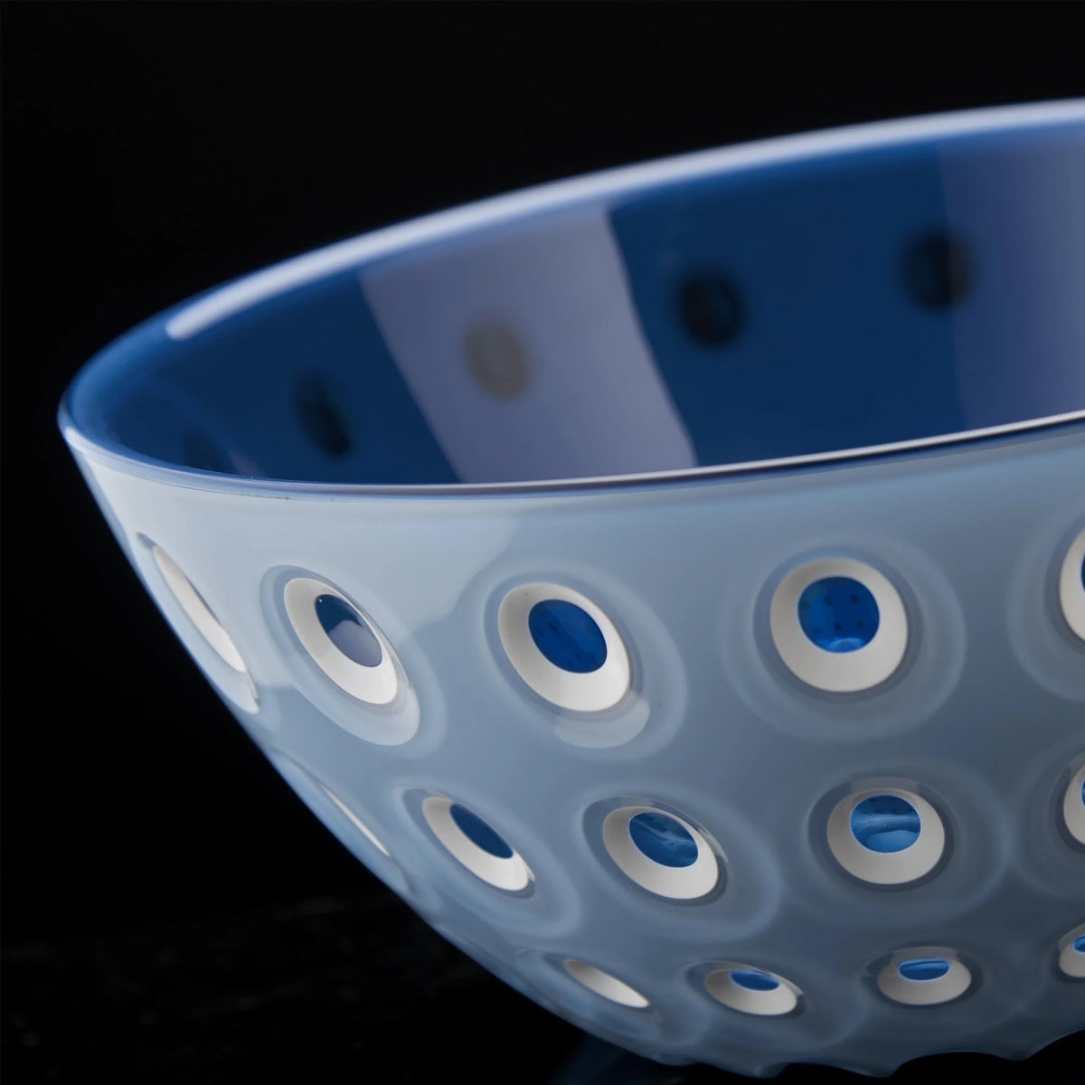 Bowl 20cm Blue/White/Orange H415794