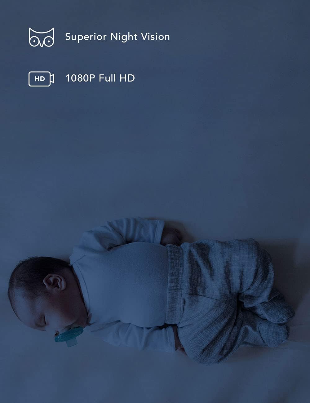 Baby Monitor 1080P Night Vision Camera and Audio Q992