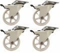 White 3-Inch Polyurethane Caster 4-Pack H62230