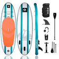 Inflatable Stand Up Paddle Board with Backpack, Non-Slip Deck, Leash, Paddle and Hand Pump N683