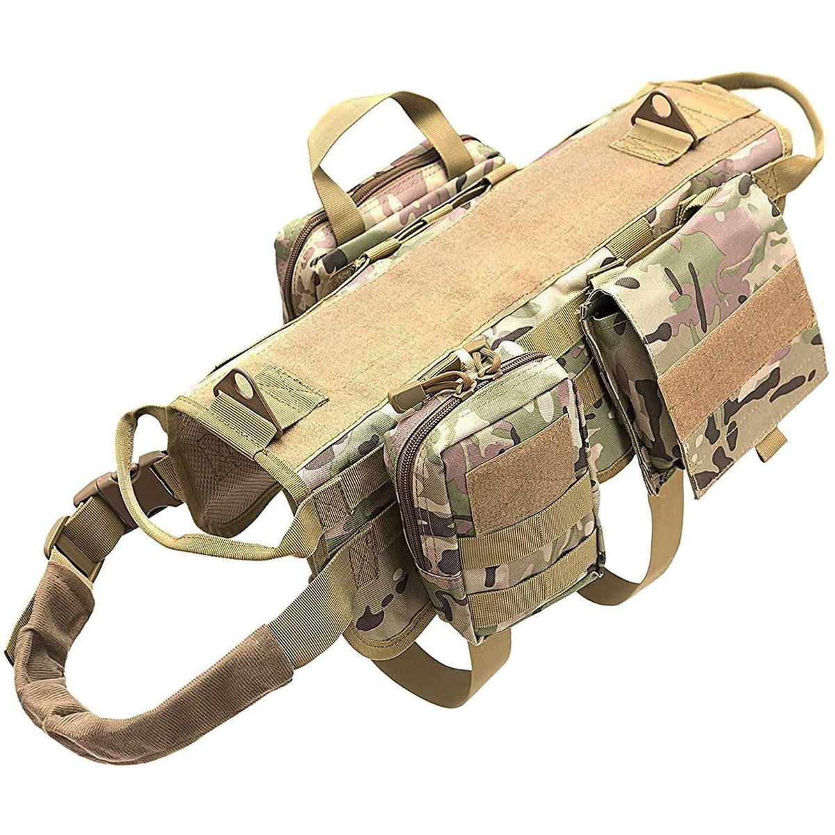 Tactical Dog Harness with Pouches K56114