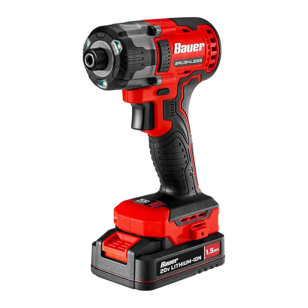 20V Brushless Cordless 1/4 in. Hex 3-Speed Impact Driver Kit D81571