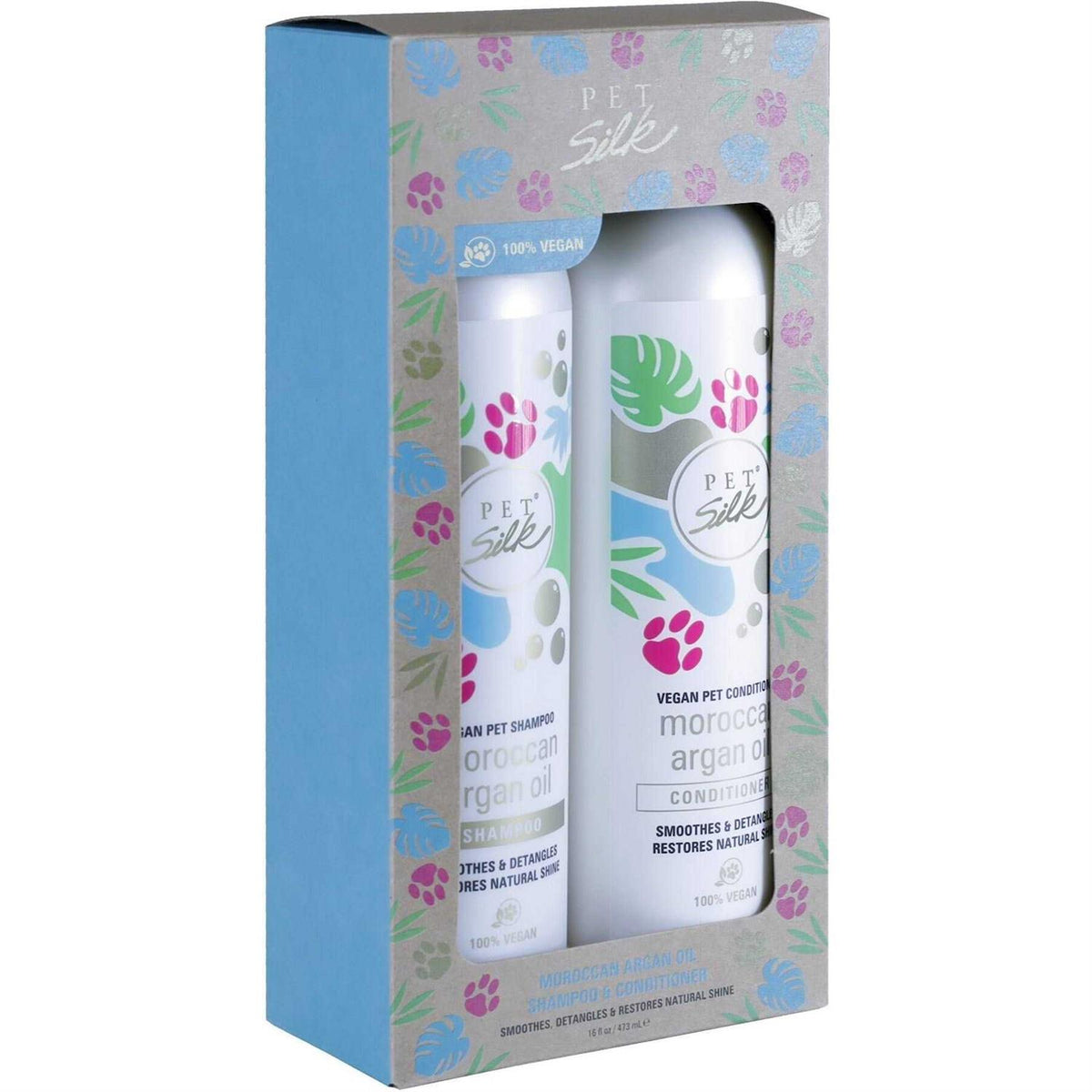 Vegan Moroccan Argan Oil Dog & Cat Shampoo & Conditioner Kit A3572
