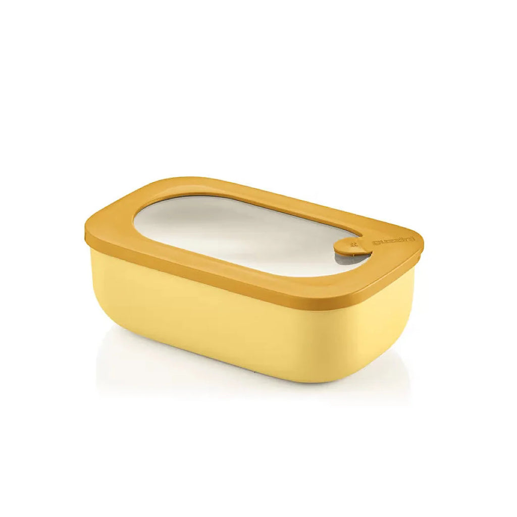 Rectangular Leak-Proof Containers 900cc Ochre O29399
