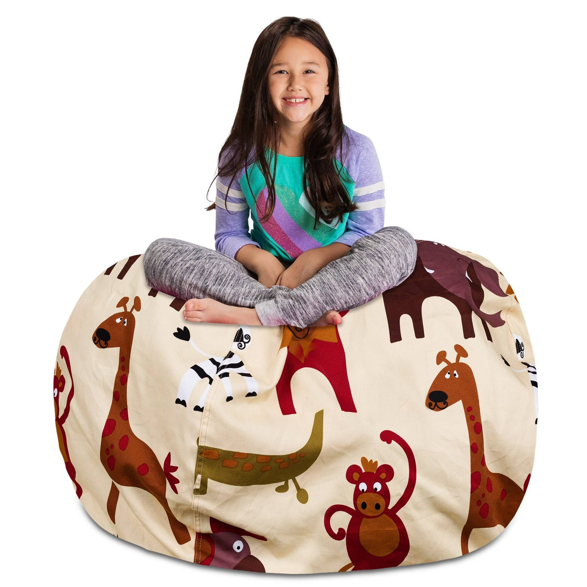 Stuffed Animal Storage Bean Bag Chair Cover X44363