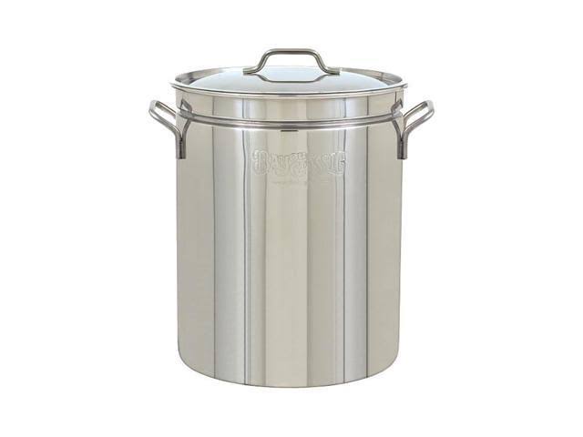 44 qt Stainless Steel Stockpot with Lid S48430