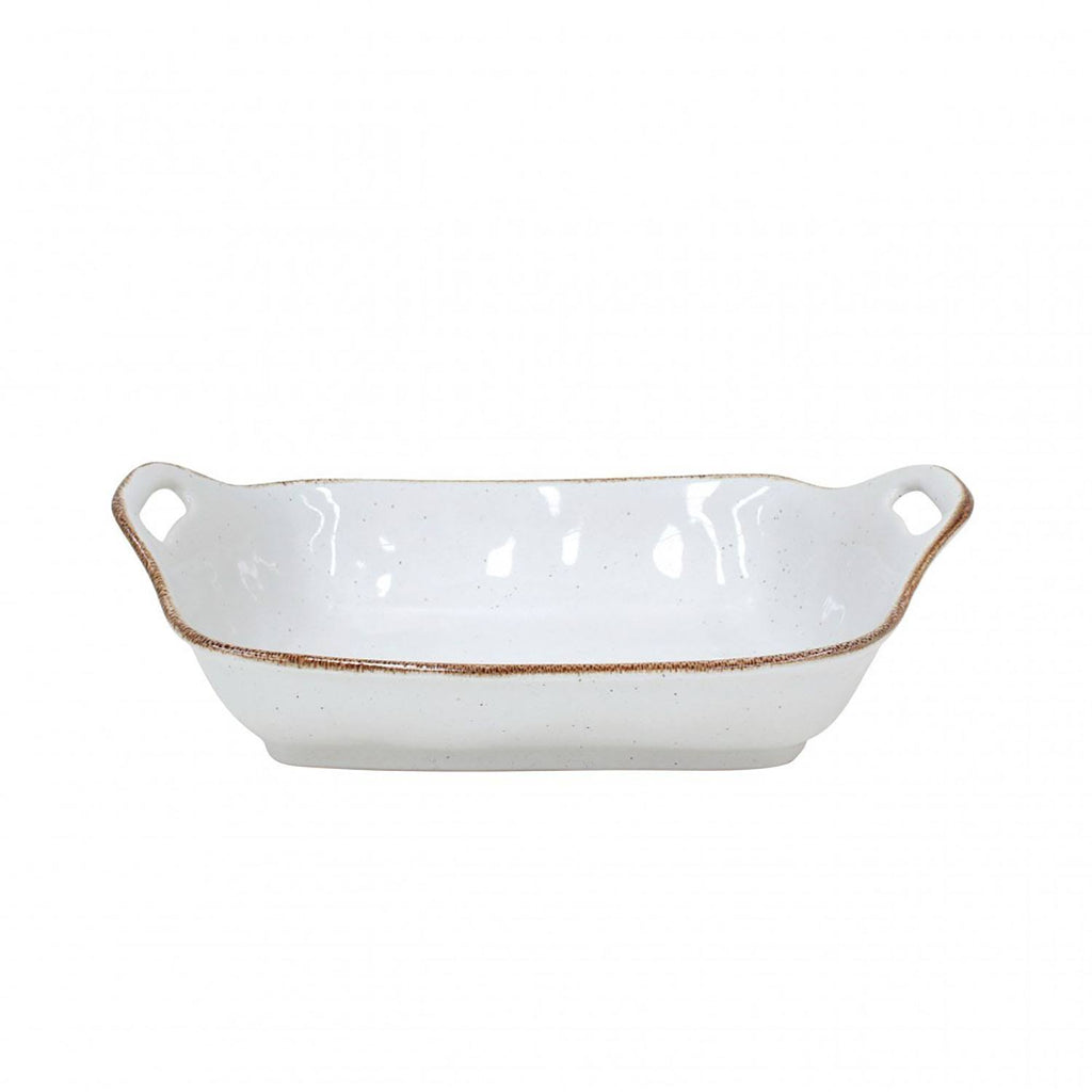 White Rectangular Baker W57051
