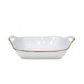 White Rectangular Baker W57051
