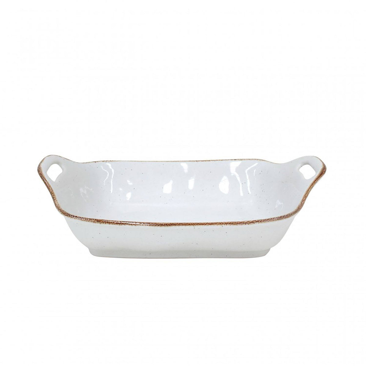 White Rectangular Baker W57051