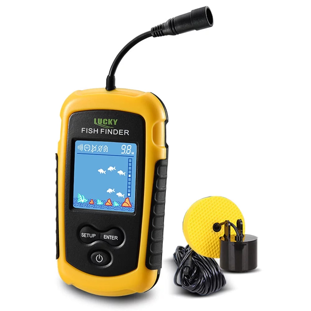 Portable Wired Fish Finder 100M Depth Sonar O635464