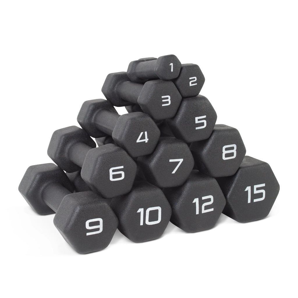 1lb Black Neoprene Dumbbell D1787