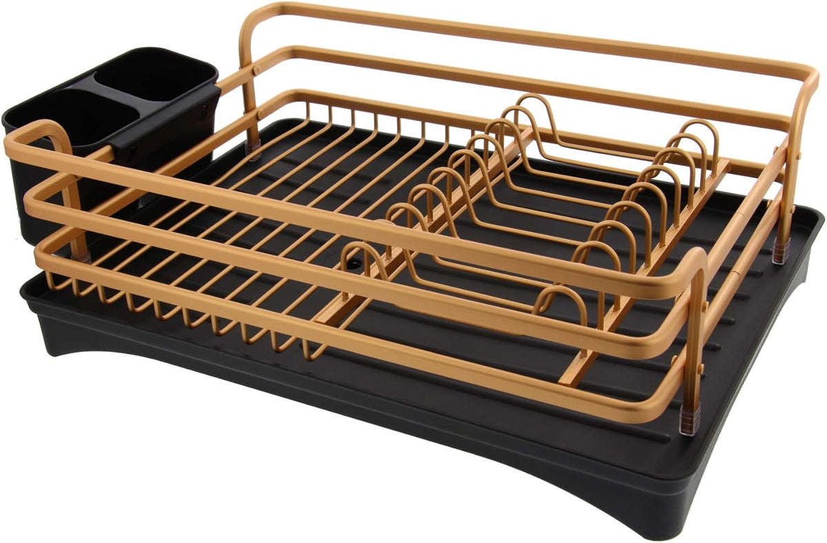 Aluminum Rust Proof Dish Drying Rack D9273